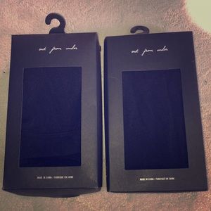 2 urban outfitters  black tights NWT